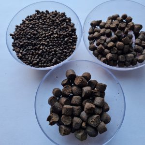 Pusiau ekstruduotas upėtakių pašaras FM 40/12 (25kg)